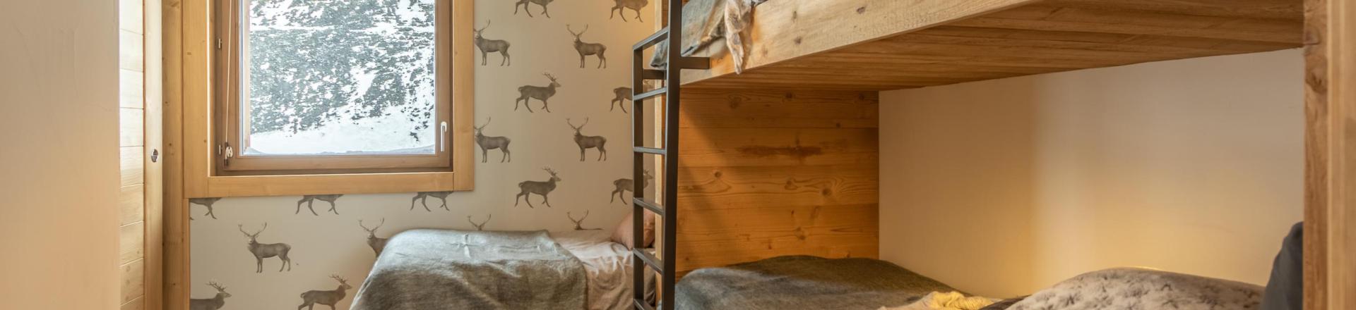 Skiverleih 5-Zimmer-Appartment für 10 Personen (404) - Résidence le Ridge - Les Arcs - Schlafzimmer