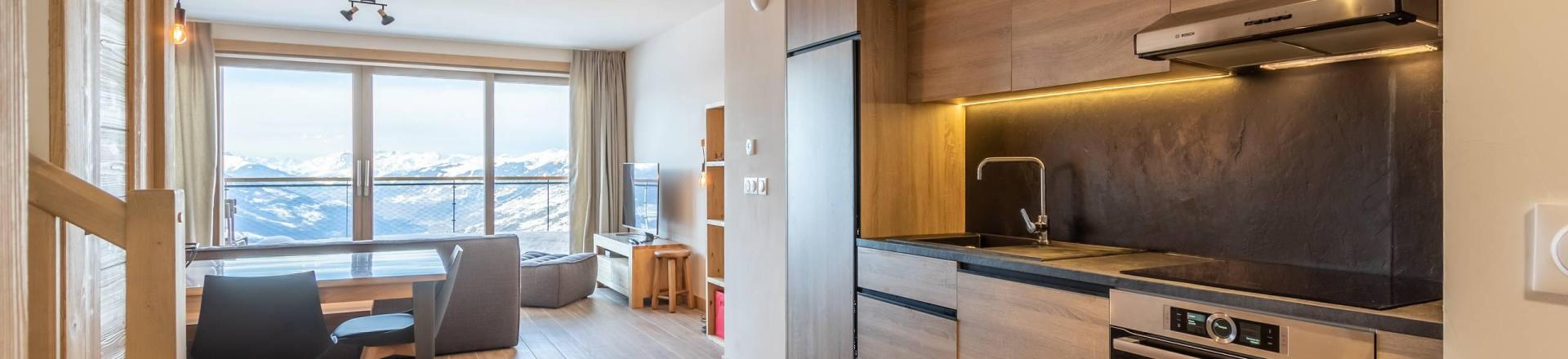 Skiverleih 5-Zimmer-Appartment für 11 Personen (109) - Résidence le Ridge - Les Arcs - Appartement