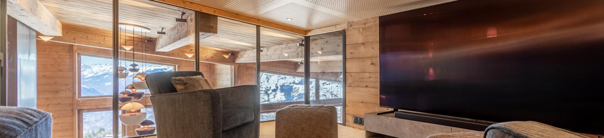 Skiverleih 5-Zimmer-Appartment für 12 Personen (506) - Résidence le Ridge - Les Arcs - Wohnzimmer