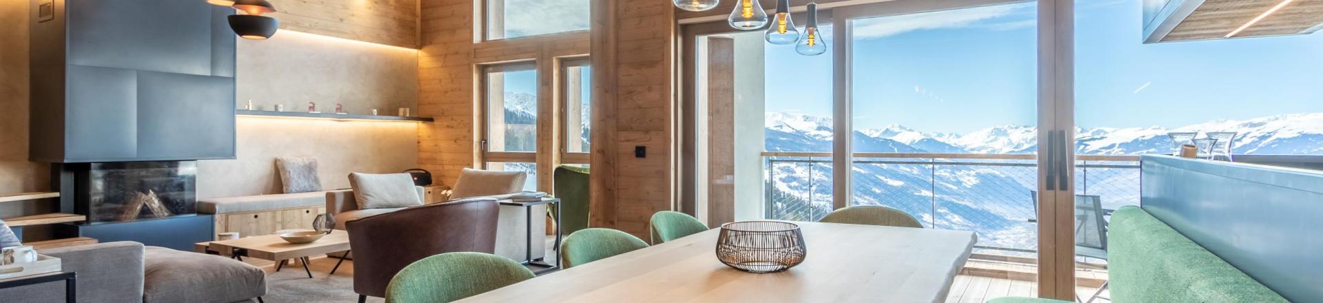 Skiverleih 5-Zimmer-Appartment für 12 Personen (506) - Résidence le Ridge - Les Arcs - Wohnzimmer