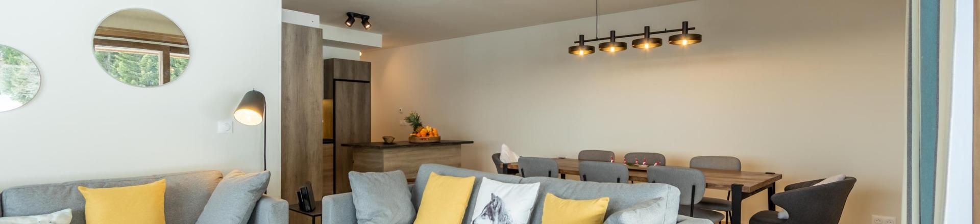 Alquiler al esquí Apartamento cabina 4 piezas para 10 personas (203) - Résidence le Ridge - Les Arcs - Estancia