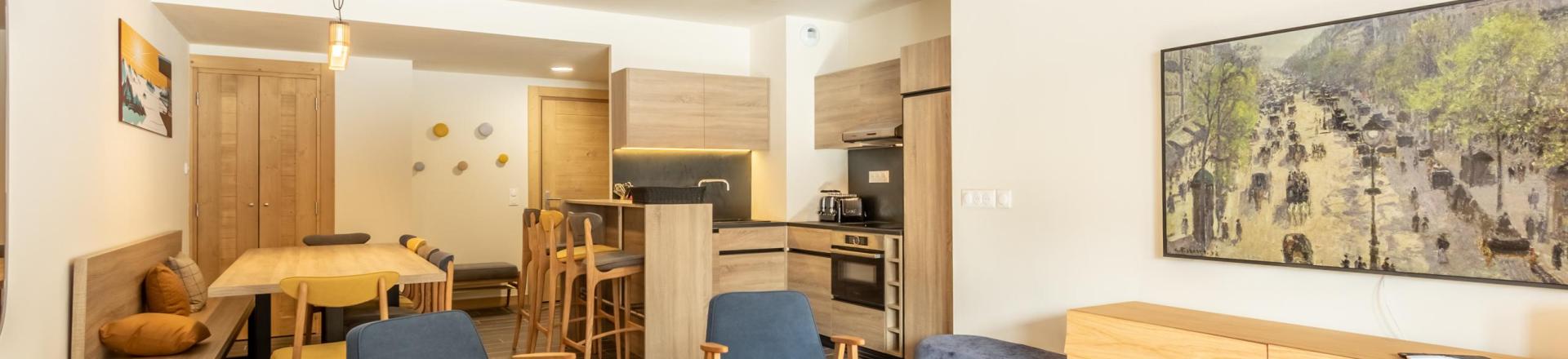 Alquiler al esquí Apartamento cabina 5 piezas para 12 personas (301) - Résidence le Ridge - Les Arcs - Estancia