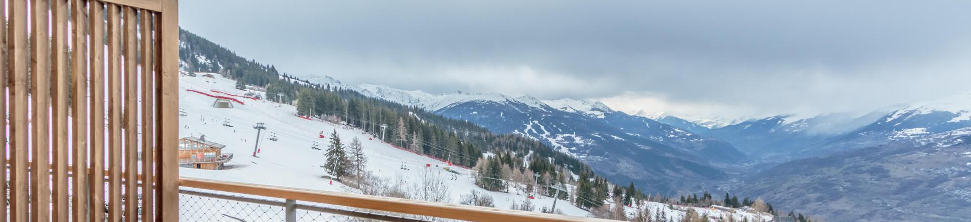 Soggiorno sugli sci Appartamento 3 stanze per 6 persone (113) - Résidence le Ridge - Les Arcs - Terrazza