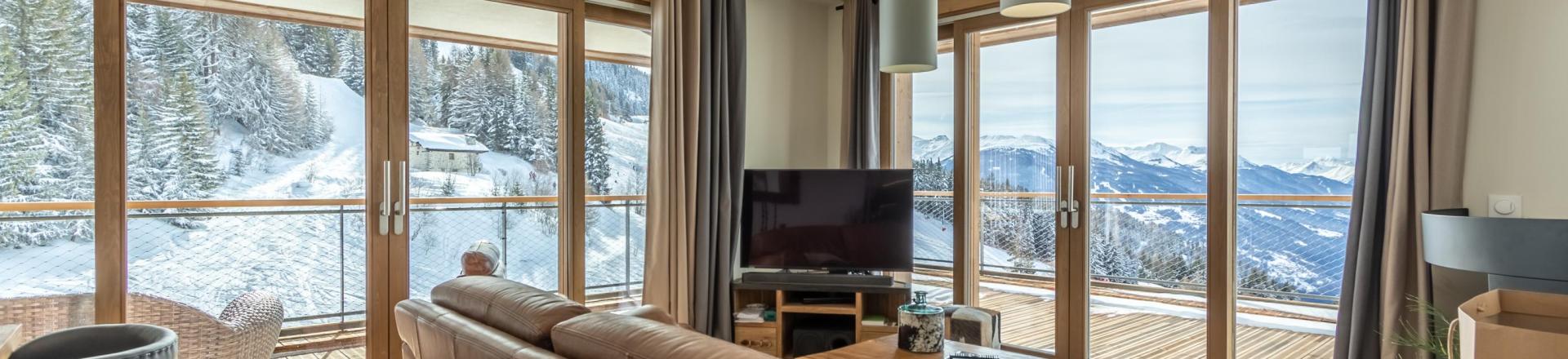 Location au ski Appartement 4 pièces 10 personnes (402) - Résidence le Ridge - Les Arcs - Séjour