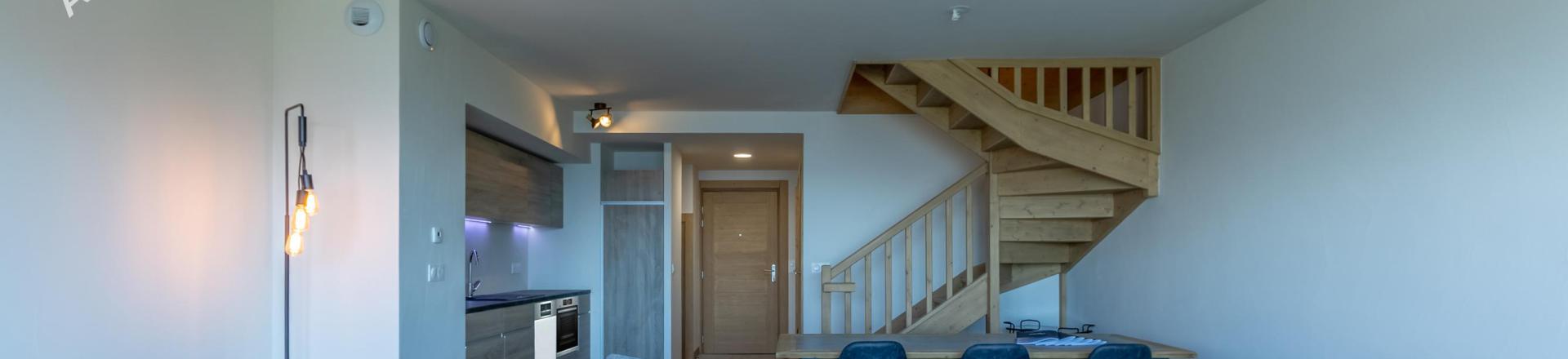 Ski verhuur Appartement 5 kamers bergnis 12 personen (301) - Résidence le Ridge - Les Arcs - Appartementen