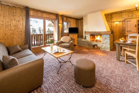 Аренда на лыжном курорте Апартаменты 3 комнат  4-6 чел. - Chalet Altitude - Les Arcs - Камин