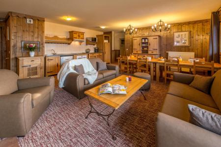 Rent in ski resort 5 room apartment 8-10 people - Chalet Altitude - Les Arcs - Living room