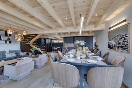 Ski verhuur Chalet triplex 6 kamers 12 personen (2) - Chalet Belavya - Les Arcs - Woonkamer