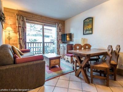 Ski verhuur Appartement 2 kamers bergnis 4 personen (E8) - Chalet de la Place - Les Arcs - Woonkamer