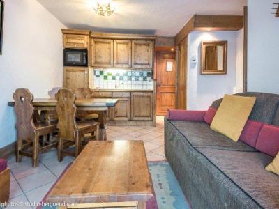 Ski verhuur Appartement 2 kamers bergnis 4 personen (E8) - Chalet de la Place - Les Arcs - Woonkamer