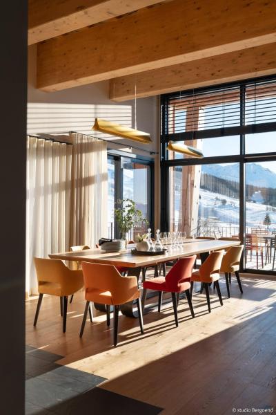 Soggiorno sugli sci Chalet su 3 piani 9 stanze per 15 persone - Chalet L'Arpoza - Les Arcs - Angolo pranzo