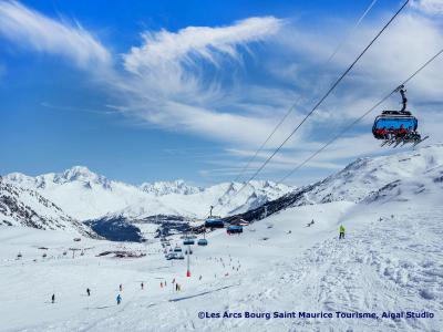 Vacances en montagne Chalet Père Marie - Les Arcs - Extérieur hiver
