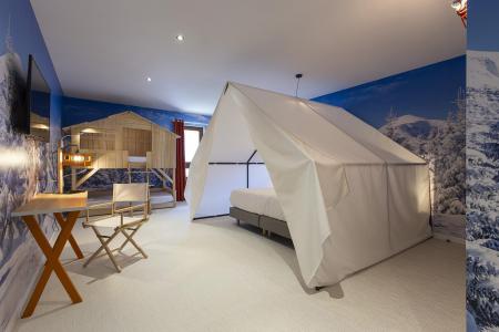Location au ski Chambre 1-2 personnes (TENTE) - Hôtel Base Camp Lodge - Les Arcs - Lit double