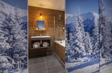 Ski verhuur Kamer 1-2 personen (TENTE) - Hôtel Base Camp Lodge - Les Arcs - Badkamer