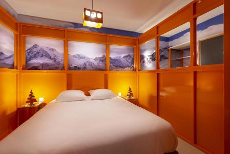 Ski verhuur Kamer 2 personen (TELEPHERIQUE) - Hôtel Base Camp Lodge - Les Arcs - 2 persoons bed