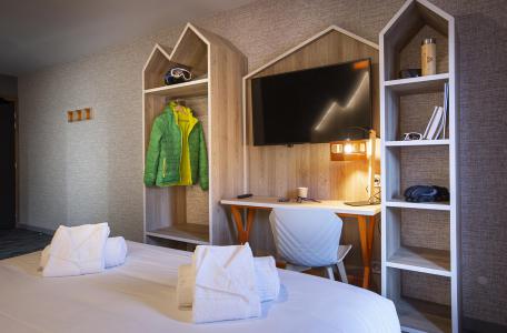 Rent in ski resort Room 2 people (CORDEE) - Hôtel Base Camp Lodge - Les Arcs - Double bed