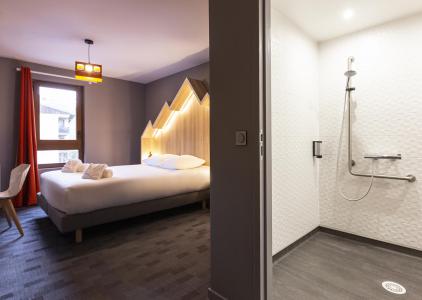 Rent in ski resort Room 2 people (CORDEE) - Hôtel Base Camp Lodge - Les Arcs - Double bed