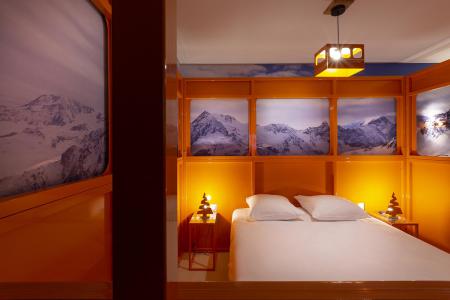 Аренда на лыжном курорте Спальня 2 чел. (TELEPHERIQUE) - Hôtel Base Camp Lodge - Les Arcs - Двухспальная кровать