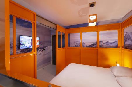Аренда на лыжном курорте Спальня 2 чел. (TELEPHERIQUE) - Hôtel Base Camp Lodge - Les Arcs - Двухспальная кровать