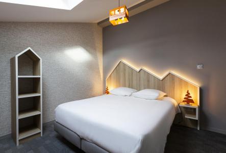 Skiverleih Suite für 1-2 Personen (ISERAN) - Hôtel Base Camp Lodge - Les Arcs - Doppelbett