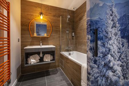 Skiverleih Zimmer für 1-2 Personen (TENTE) - Hôtel Base Camp Lodge - Les Arcs - Badezimmer