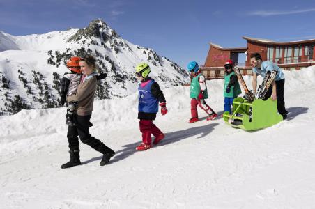 Ski verhuur Hôtel Belambra Club l'Aiguille Rouge - Les Arcs - Binnen
