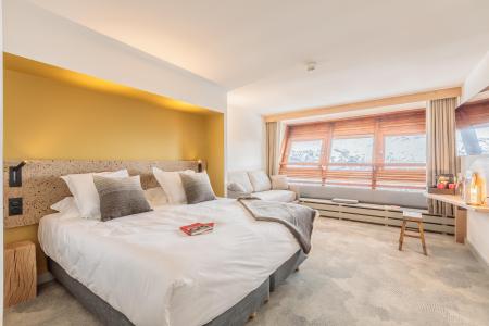 Location au ski Suite 3 personnes (Familiale Panorama) - Hôtel La Cachette - Les Arcs - Chambre