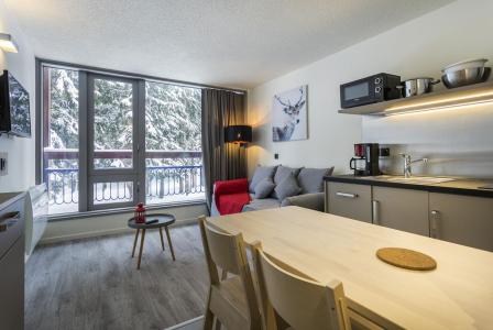 Rent in ski resort Studio sleeping corner 4 people (0105) - La Résidence Bellecôte - Les Arcs