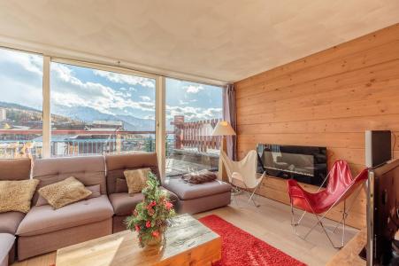 Ski verhuur Appartement 4 kamers bergnis 8 personen (1460) - La Résidence la Nova - Les Arcs - Woonkamer