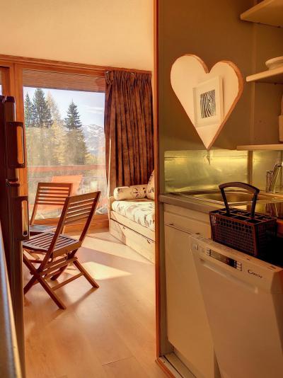 Аренда на лыжном курорте Квартира студия кабина для 4 чел. (GA821) - La Résidence le Grand Arbois - Les Arcs - Небольш&