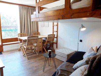 Ski verhuur Studio cabine 4 personen (623) - La Résidence le Miravidi - Les Arcs - Woonkamer