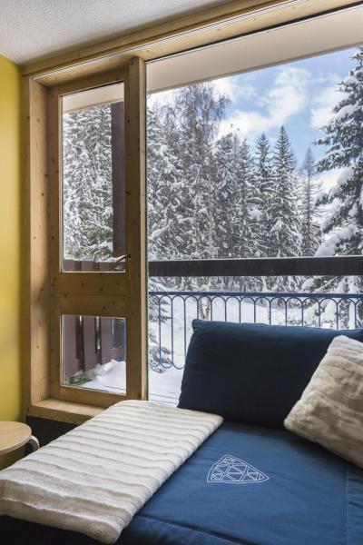 Skiverleih Studio Schlafnische 4 Personen (209) - La Résidence le Miravidi - Les Arcs - Wohnzimmer