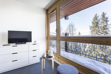 Skiverleih La Résidence le Thuria - Les Arcs - Wohnzimmer