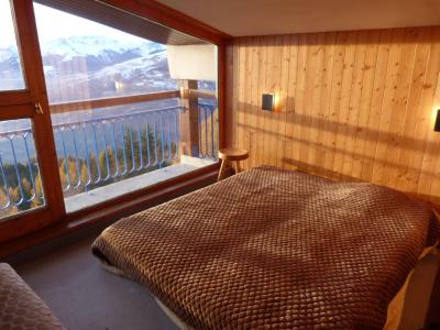 Rent in ski resort 4 room duplex apartment 8 people (707) - La Résidence les Arandelières - Les Arcs - Bedroom