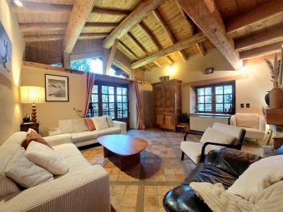 Ski verhuur Chalet duplex 3 kamers 6 personen - Le Chalet Blanc - Les Arcs - Woonkamer