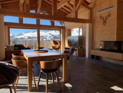 Rent in ski resort  (Chalet des Cerfs) - Les Chalets de la Croisette - Les Arcs - Living room
