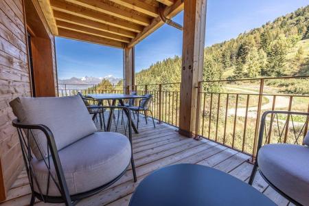 Skiverleih 5 Zimmer Maisonettewohnung für 10 Personen (C33) - Les Cristaux - Les Arcs - Terrasse