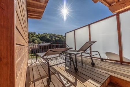 Skiverleih 5 Zimmer Maisonettewohnung für 10 Personen (C33) - Les Cristaux - Les Arcs - Terrasse