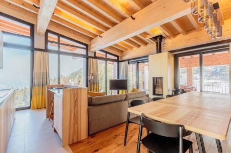 Skiverleih 5 Zimmer Maisonettewohnung für 10 Personen (C33) - Les Cristaux - Les Arcs - Wohnzimmer