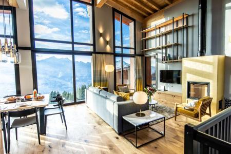 Wynajem na narty Apartament duplex 4 pokojowy 6 osób (B31) - Les Cristaux - Les Arcs - Pokój gościnny