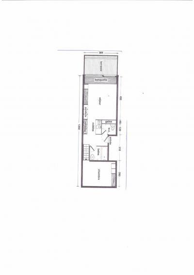 Location au ski Appartement 2 pièces 6 personnes (4046) - Résidence Adret - Les Arcs - Plan