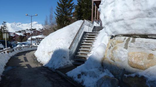 Location au ski Studio 4 personnes (000) - Résidence Archeboc - Les Arcs - Extérieur hiver