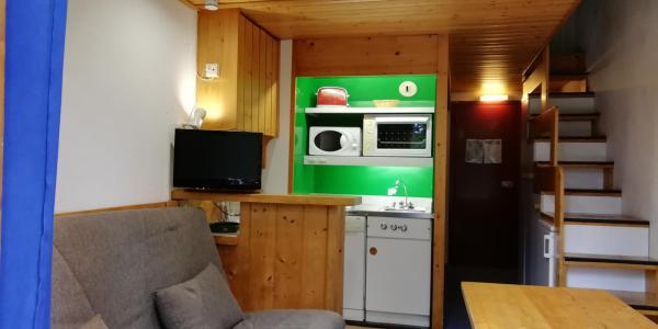 Rent in ski resort Studio 5 people (115) - Résidence Archeboc - Les Arcs - Living room