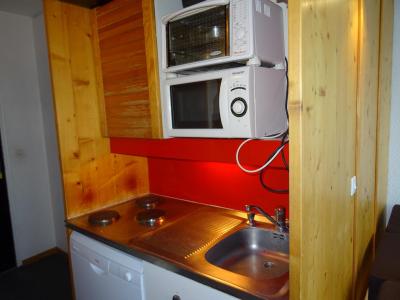Rent in ski resort 2 room apartment 5 people (302) - Résidence Bellecôte - Les Arcs - Kitchen