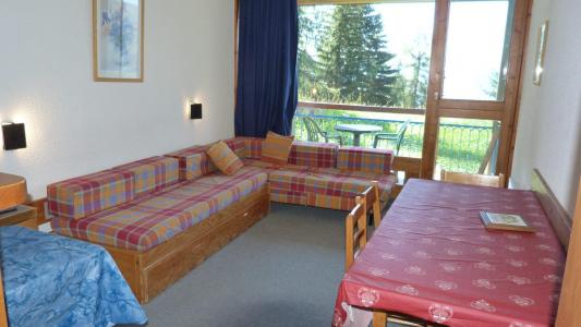 Rent in ski resort 2 room apartment 5 people (001) - Résidence Bequi-Rouge - Les Arcs - Living room