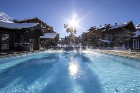 Аренда на лыжном курорте Апартаменты 3 комнат с мезонином 6 чел. (630) - Résidence Chalet des Lys - Les Arcs - зимой под открытым небом