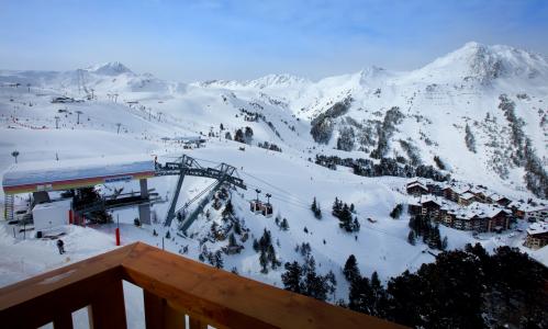 Location au ski Résidence Chalet des Neiges la Source des Arcs - Les Arcs - Extérieur hiver