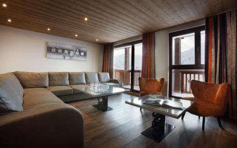 Rent in ski resort Résidence Chalet des Neiges la Source des Arcs - Les Arcs - Living room