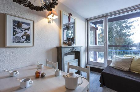 Ski verhuur Studio bergnis 4 personen (628) - Résidence des Belles Challes - Les Arcs - Woonkamer