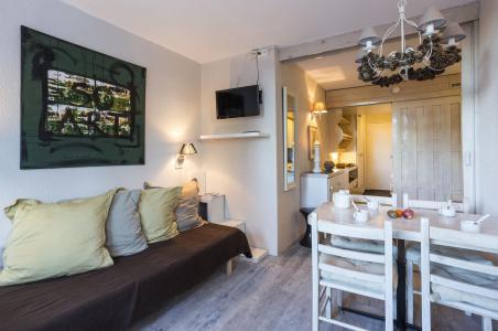 Ski verhuur Studio bergnis 4 personen (628) - Résidence des Belles Challes - Les Arcs - Woonkamer